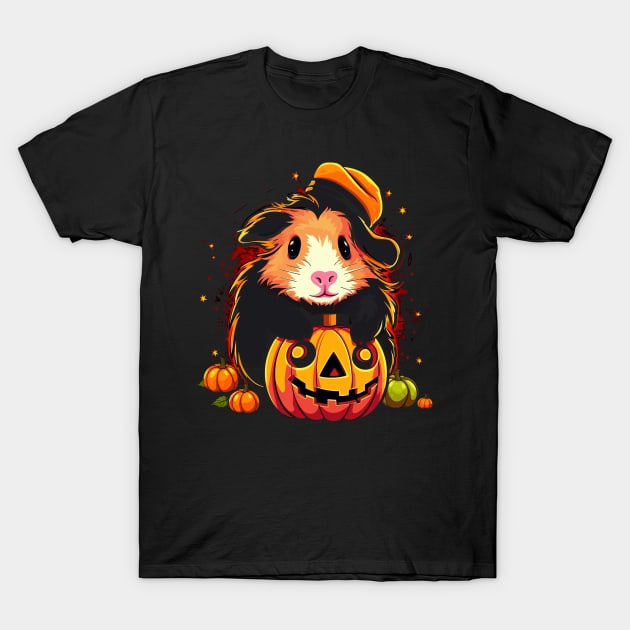 Guinea Pig Halloween T-Shirt by JH Mart